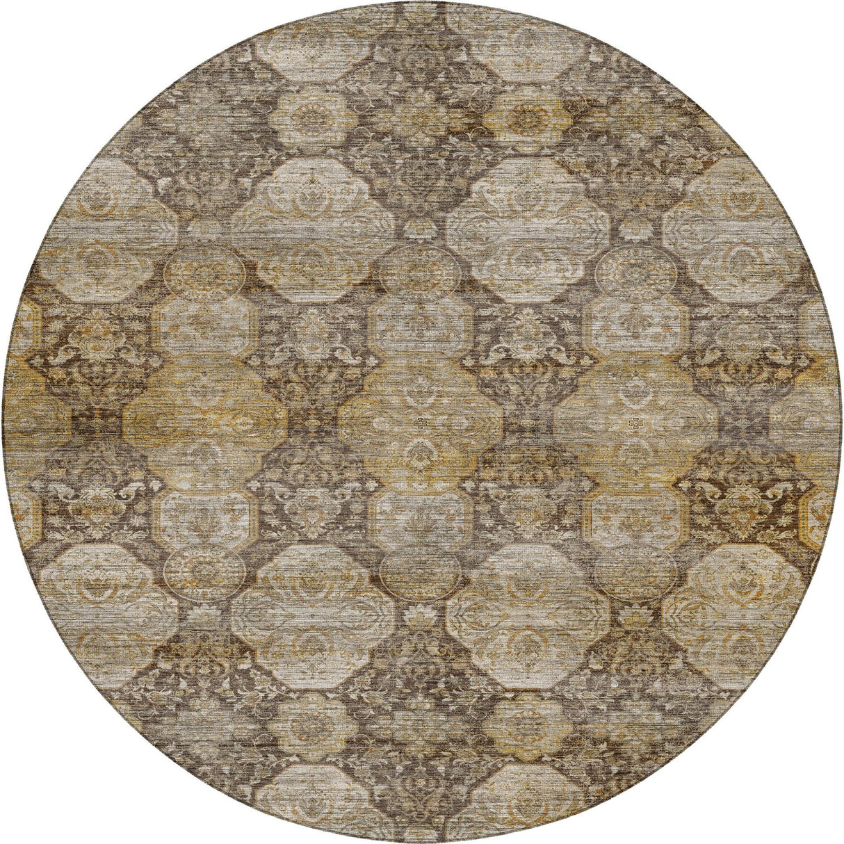 Dalyn Aristo AR8 Coffee Rug round rug