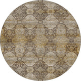 Dalyn Aristo AR8 Coffee Rug round rug