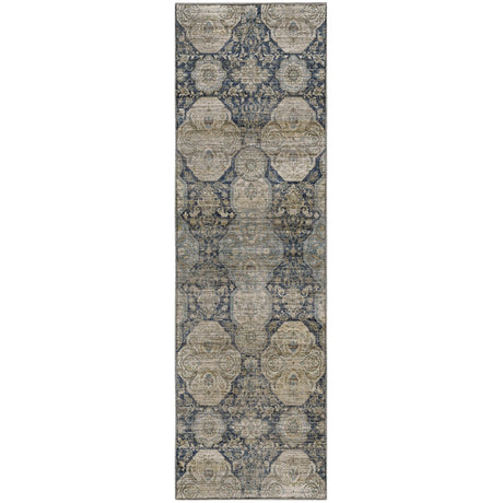 Dalyn Aristo AR8 Navy Rug runner rug
