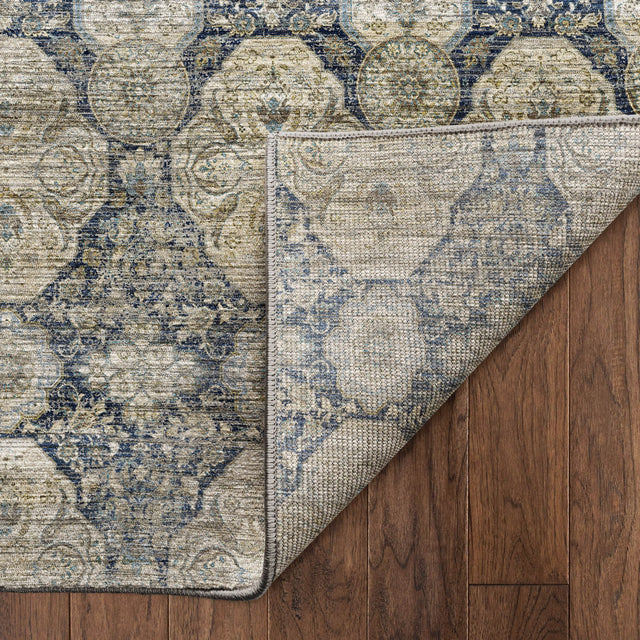 Dalyn Aristo AR8 Navy Rug backing detail