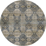 Dalyn Aristo AR8 Navy Rug round rug