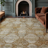 Dalyn Aristo AR8 Terracotta Rug shown in a room