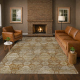 Dalyn Aristo AR8 Terracotta Rug shown in a room