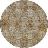 Dalyn Aristo AR8 Terracotta Rug round rug