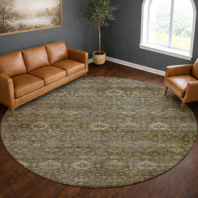 Dalyn Aristo AR9 Basil Rug shown in a room