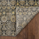 Dalyn Aristo AR9 Black Rug backing detail