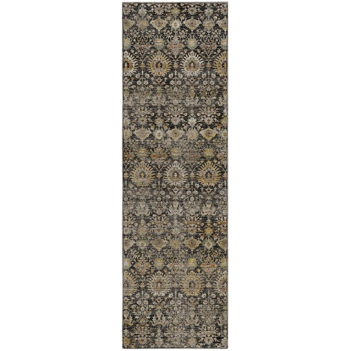 Dalyn Aristo AR9 Black Rug runner rug
