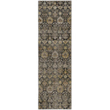 Dalyn Aristo AR9 Black Rug runner rug