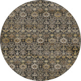 Dalyn Aristo AR9 Black Rug round rug
