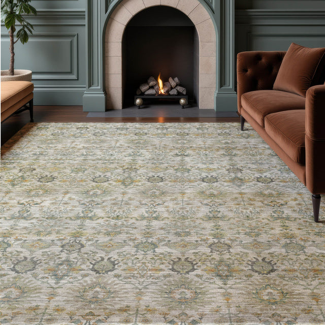 Dalyn Aristo AR9 Ivory Rug shown in a room