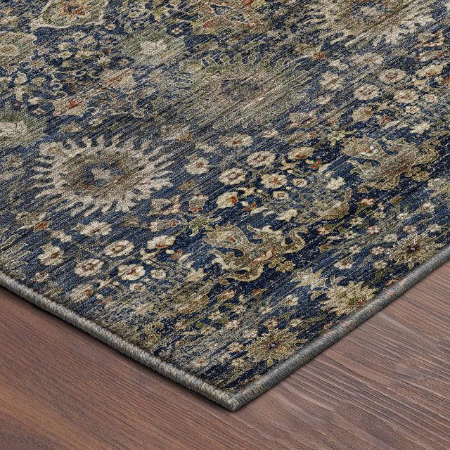 Dalyn Aristo AR9 Navy Rug corner detail
