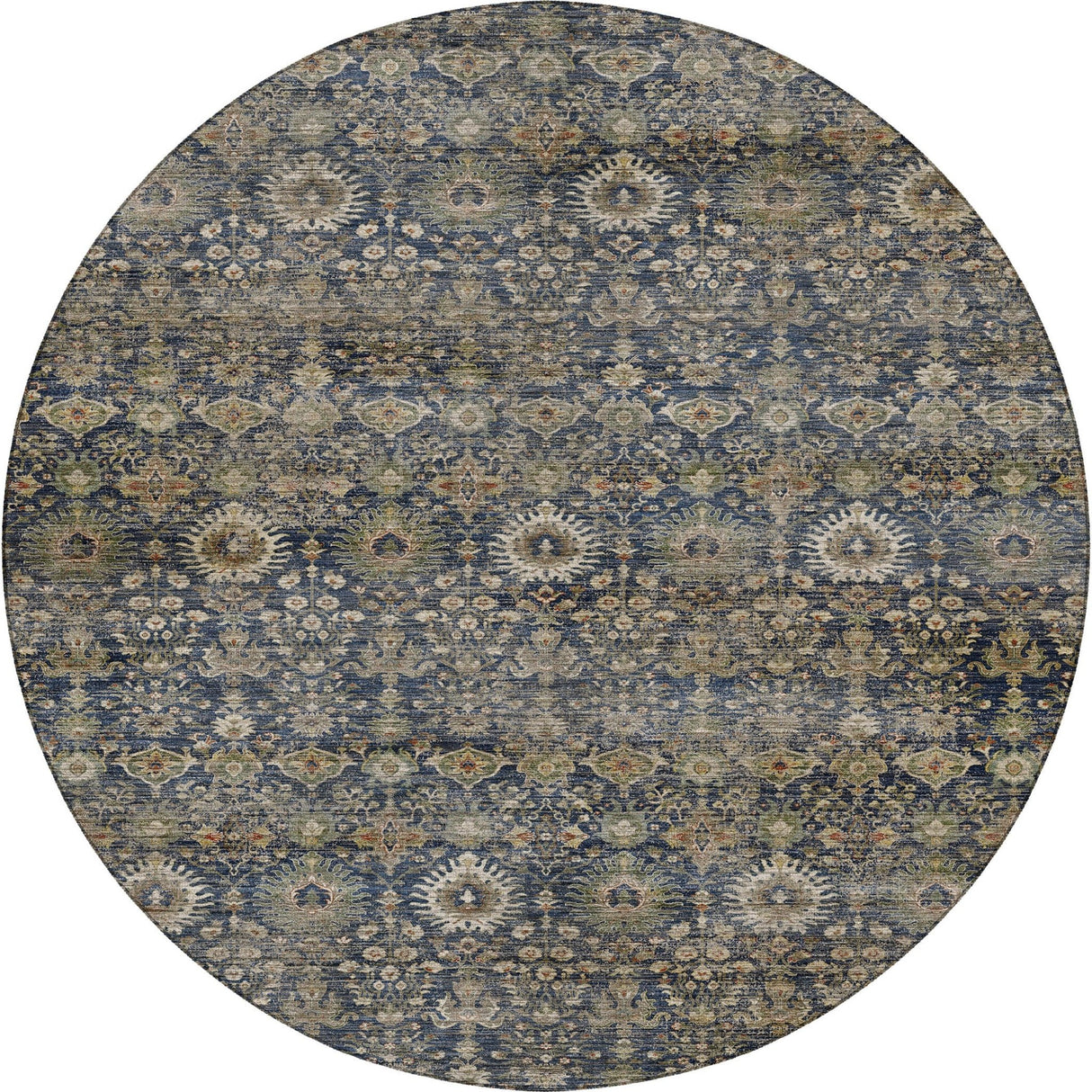 Dalyn Aristo AR9 Navy Rug round rug