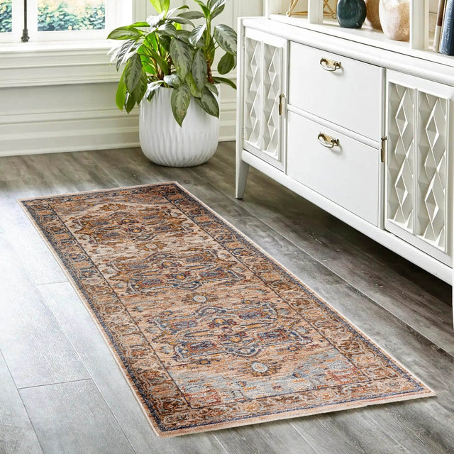 Dalyn Bergama BE2 Machine Made Traditional Blue Rug