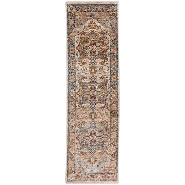Dalyn Bergama BE2 Machine Made Traditional Blue Rug