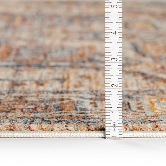 Dalyn Bergama BE2 Machine Made Traditional Blue Rug