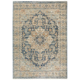 Dalyn Bergama BE3 Machine Made Traditional Blue Rug