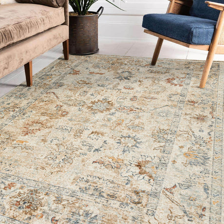 Dalyn Bergama BE4 Machine Made Traditional Ivory Rug
