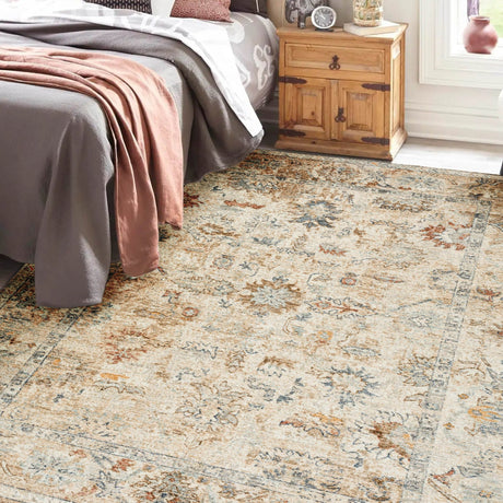 Dalyn Bergama BE4 Machine Made Traditional Ivory Rug