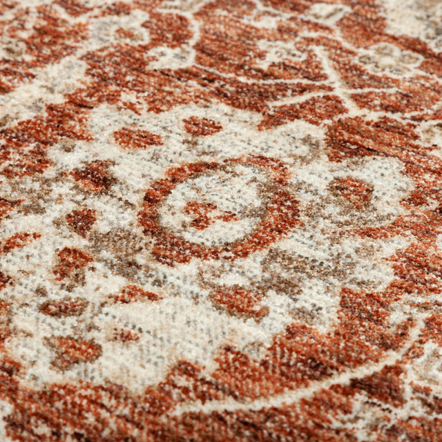 Dalyn Bergama BE6 Machine Made Traditional Red Rug