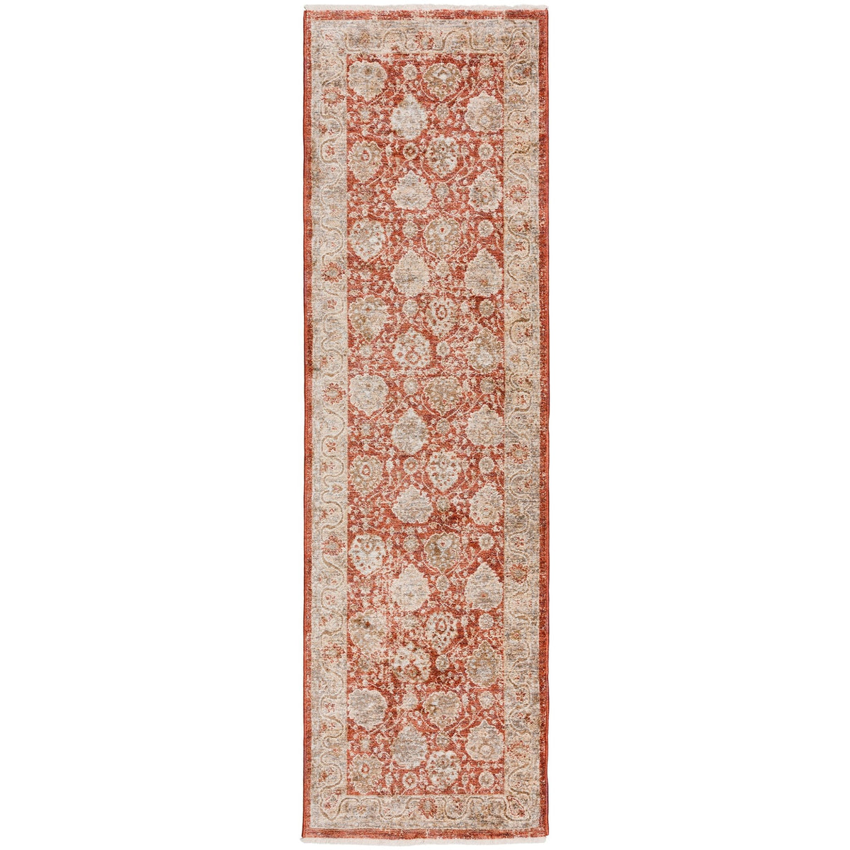 Dalyn Bergama BE6 Machine Made Traditional Red Rug