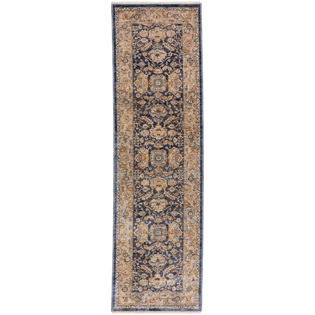 Dalyn Bergama BE8 Machine Made Traditional Blue Rug