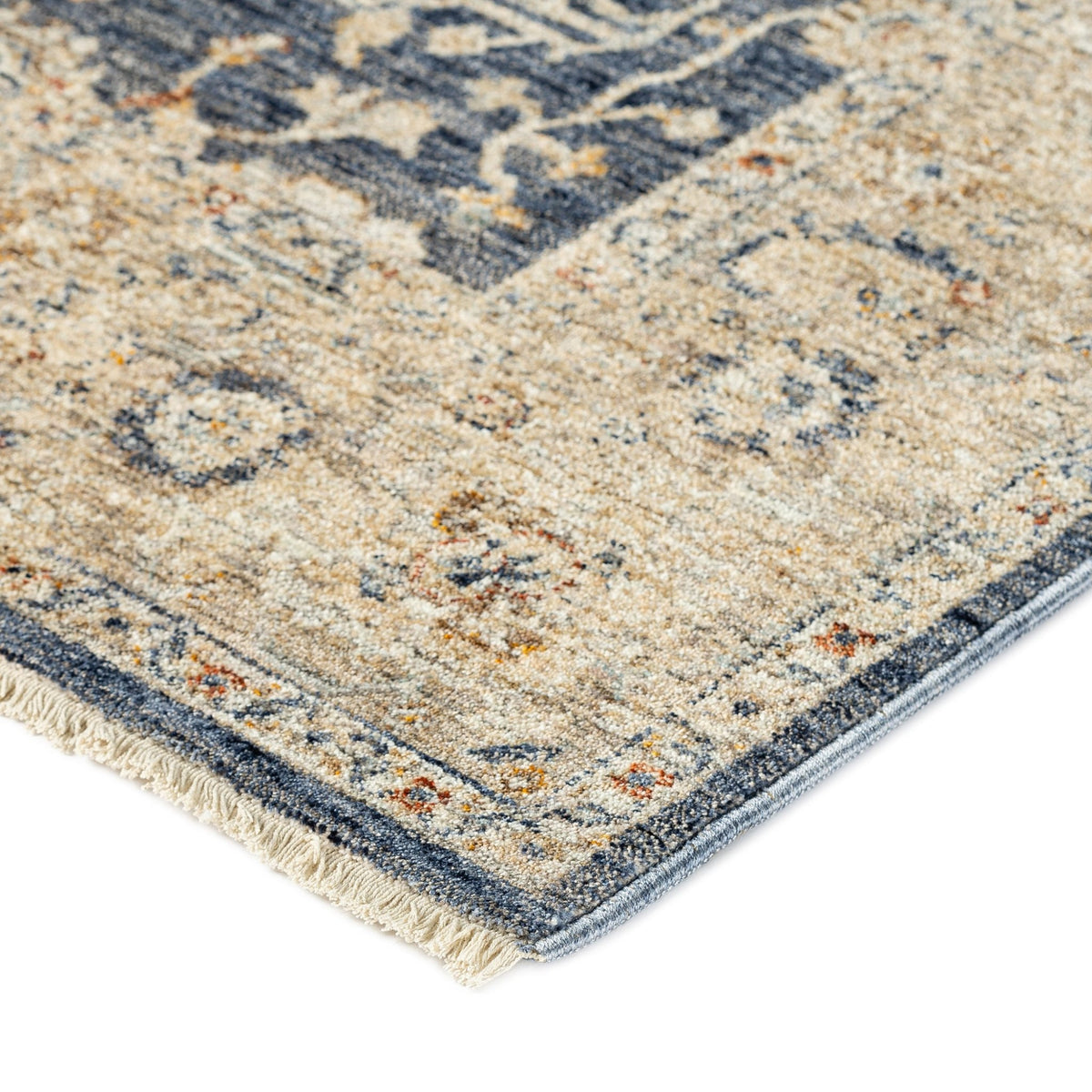 Dalyn Bergama BE8 Machine Made Traditional Blue Rug