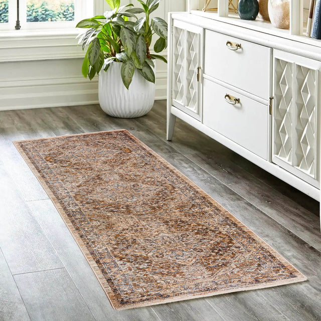 Dalyn Bergama BE9 Machine Made Traditional Brown Rug