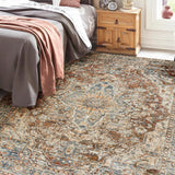 Dalyn Bergama BE9 Machine Made Traditional Red Rug