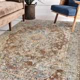 Dalyn Bergama BE9 Machine Made Traditional Red Rug