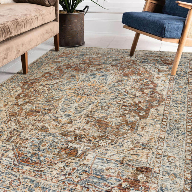 Dalyn Bergama BE9 Machine Made Traditional Red Rug