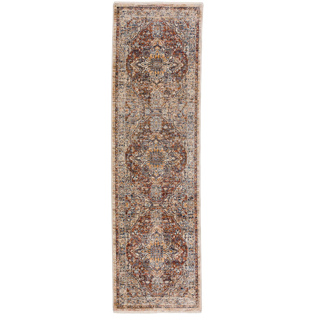 Dalyn Bergama BE9 Machine Made Traditional Red Rug