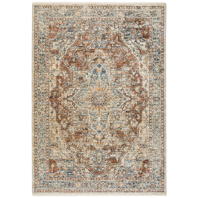 Dalyn Bergama BE9 Machine Made Traditional Red Rug