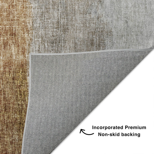 Dalyn Boca BO1 Brown Rug backing detail