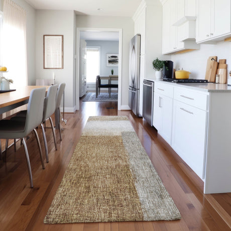 Dalyn Boca BO1 Brown Rug shown in a room
