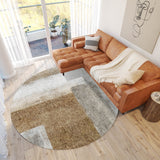 Dalyn Boca BO1 Brown Rug shown in a room