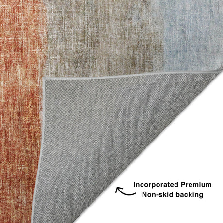 Dalyn Boca BO1 Salmon Rug backing detail