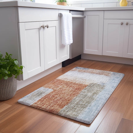 Dalyn Boca BO1 Salmon Rug shown in a room
