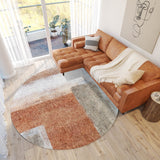 Dalyn Boca BO1 Salmon Rug shown in a room