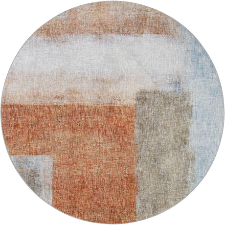 Dalyn Boca BO1 Salmon Rug round rug