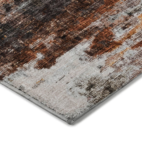 Dalyn Boca BO10 Gray Rug corner detail