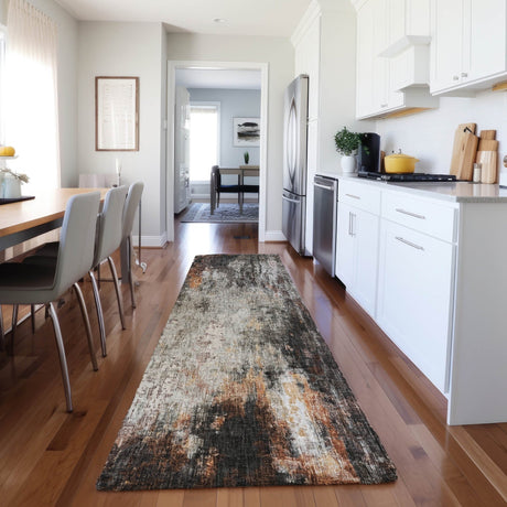 Dalyn Boca BO10 Gray Rug shown in a room