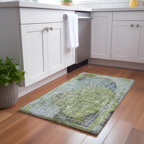 Dalyn Boca BO11 Aloe Rug shown in a room