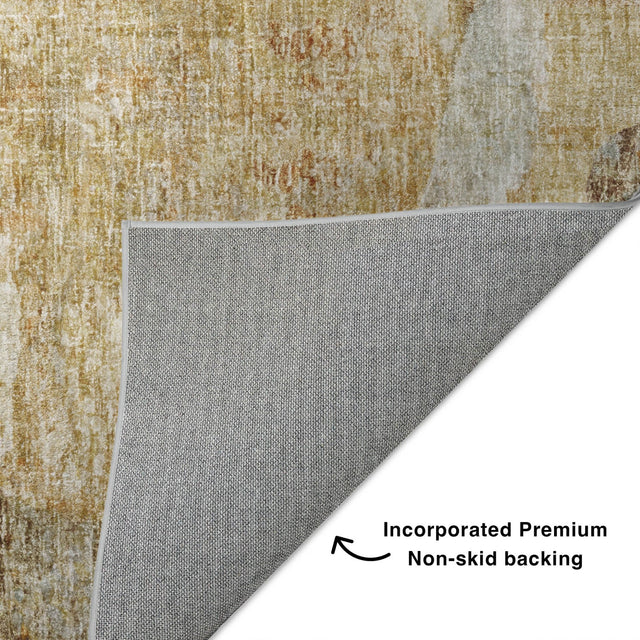 Dalyn Boca BO11 Taupe Rug backing detail