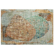 Dalyn Boca BO11 Teal Rug rectangular rug