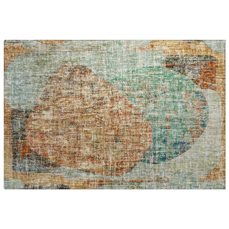 Dalyn Boca BO11 Teal Rug rectangular rug