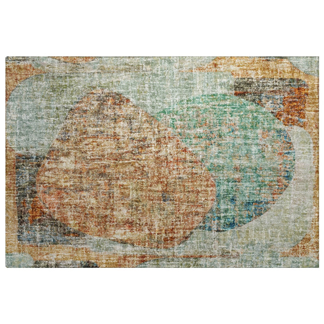 Dalyn Boca BO11 Teal Rug rectangular rug