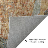 Dalyn Boca BO11 Teal Rug backing detail