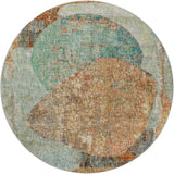 Dalyn Boca BO11 Teal Rug round rug
