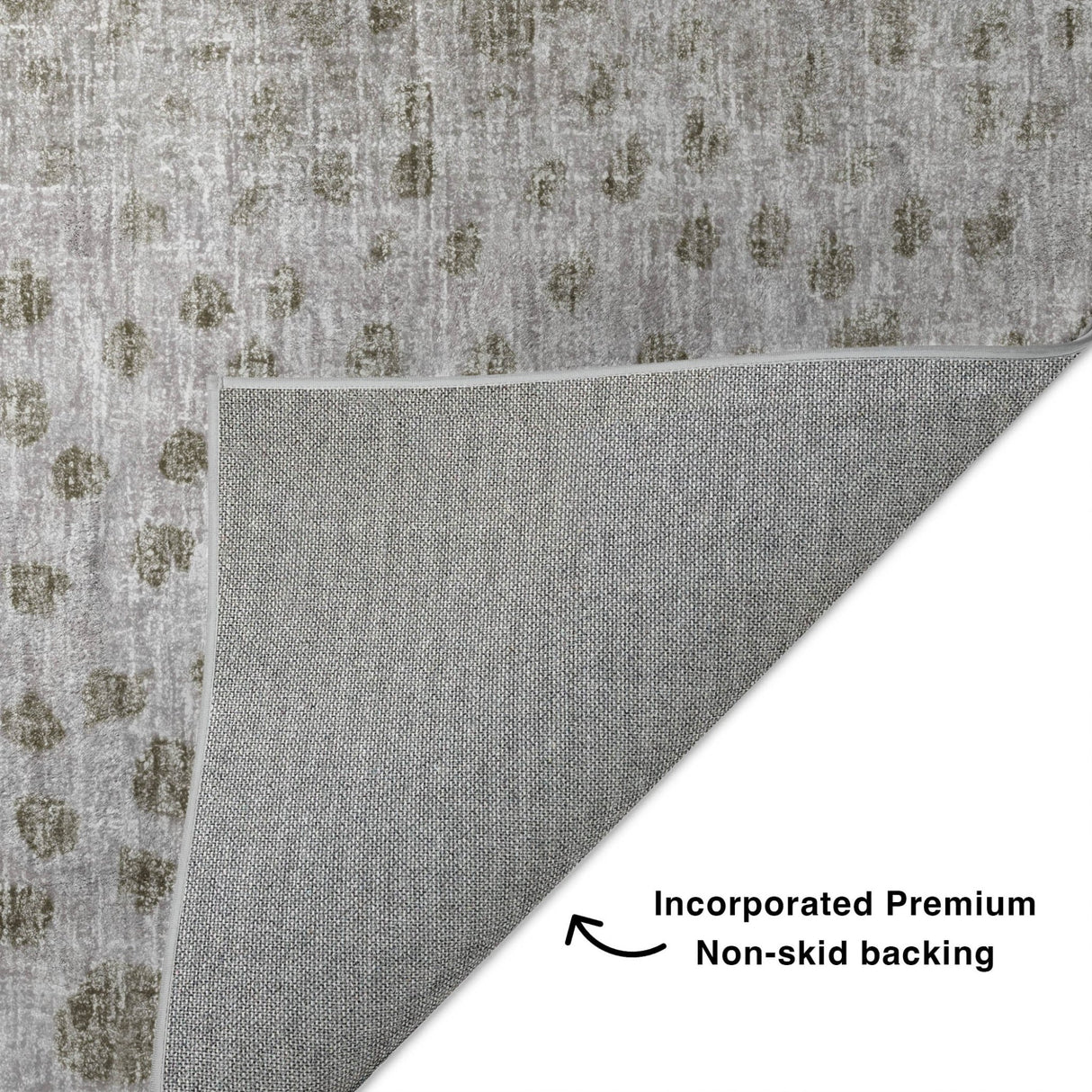Dalyn Boca BO12 Taupe Rug backing detail