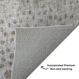 Dalyn Boca BO12 Taupe Rug backing detail